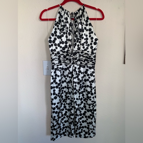 Beautiful Maggy London Halter Polka Dot Dress - Picture 6 of 12